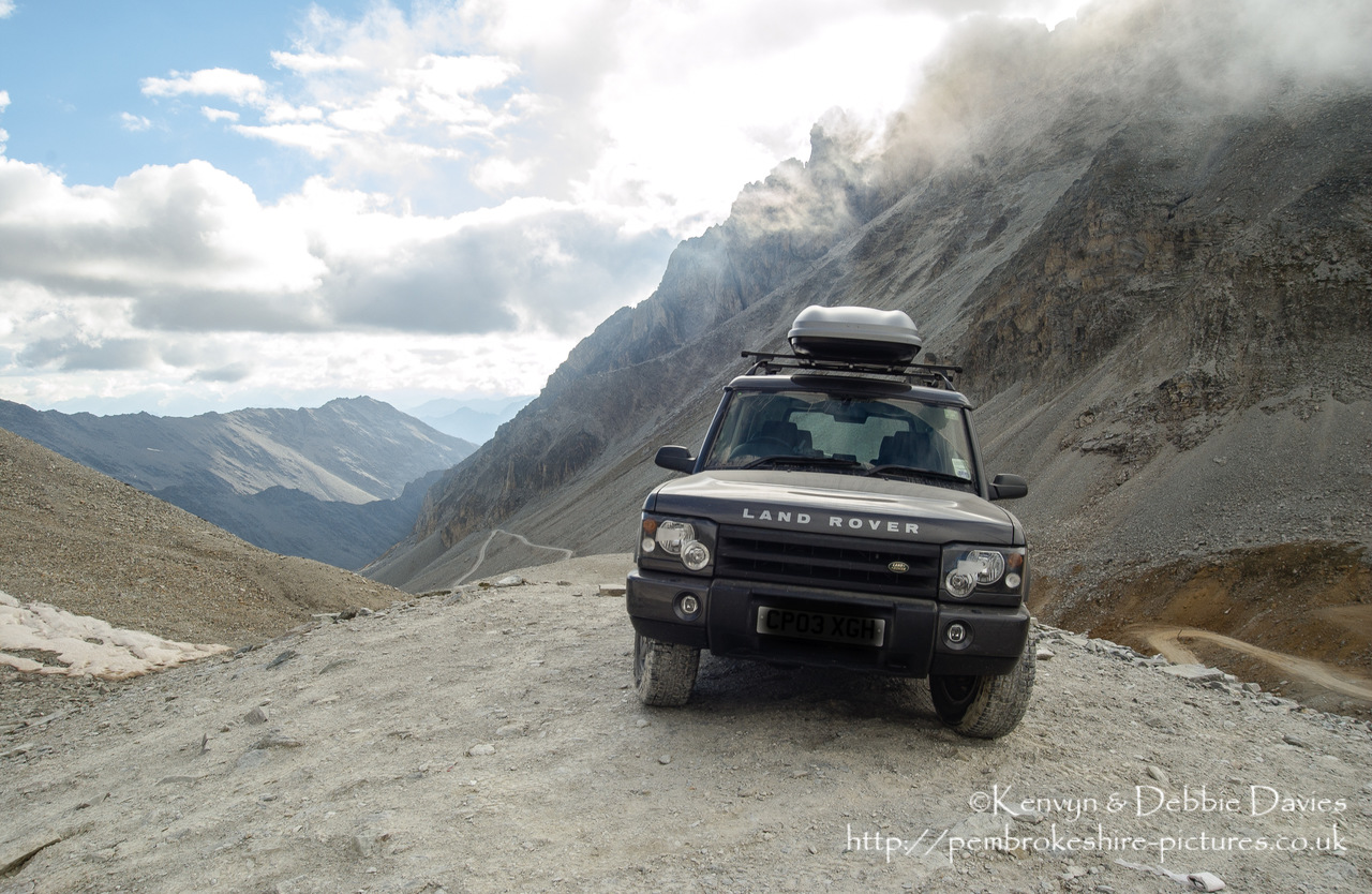 Col Sommeiller is one of the highest places in Europe accessible by vehicle at nearly 3000 metres.